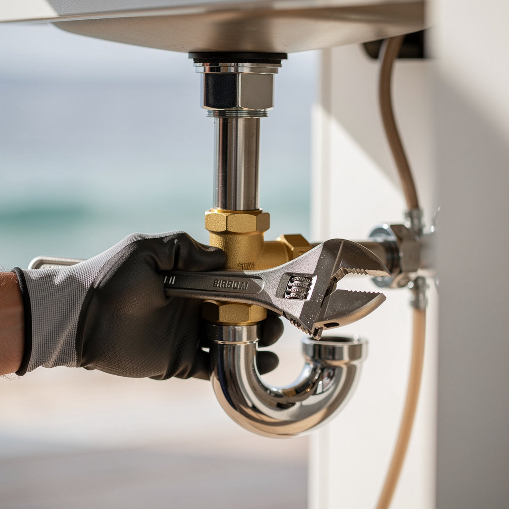 Coastal Plumbing & Mechanical experienced technician providing reliable plumbing and HVAC service in Naples, FL